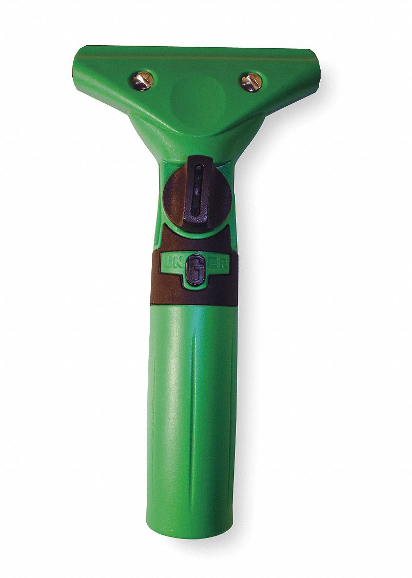 UNGER LS000 Squeegee Handle 3 1/2 in L Black/Green