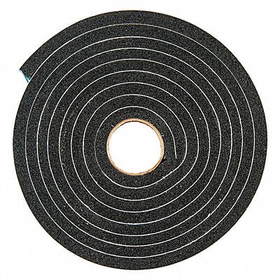 GRAINGER 2RRF4 Foam Seal 10 ft 3/4 in W Black PVC