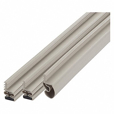 GRAINGER 29520041 Steel Door Weatherstrip Magnetic Beige