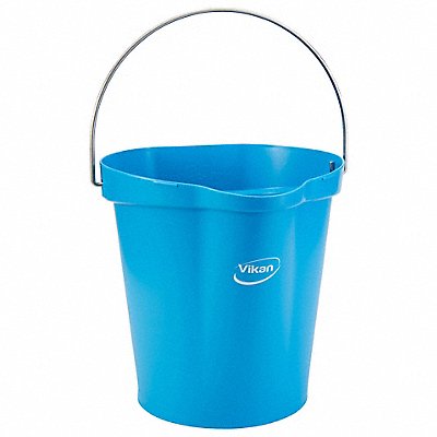 VIKAN 56863 F8439 Hygienic Bucket 3 1/4 gal Blue