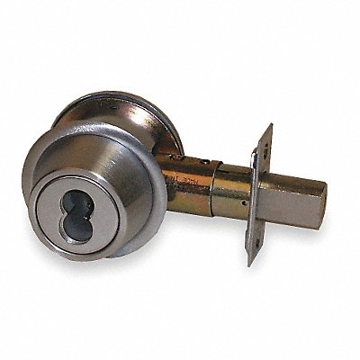 FALCON LOCK D141B626 Deadbolt HD Satin Chrome SFIC Not Incl.