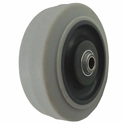 GRAINGER 2RYX3 Nonmark Rubber Tread Plastic Core Wheel
