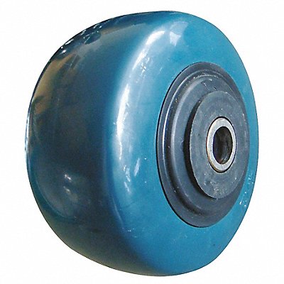 GRAINGER 2RZJ6 Rubber Tread on Iron Core Wheel 4