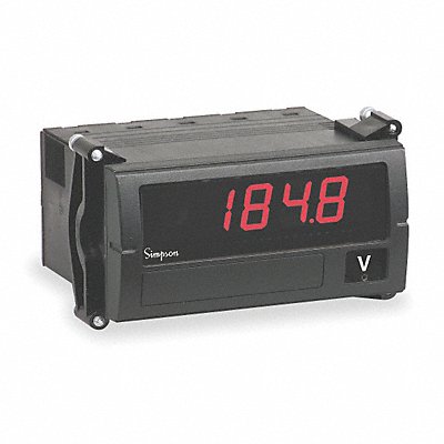 SIMPSON ELECTRIC F351130 Digital Panel Meter DC Voltage