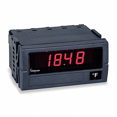 SIMPSON ELECTRIC F451800F Digital Panel Meter Temperature
