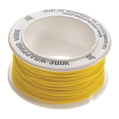 OK INDUSTRIES R30Y0050 Wire Wrapping Wire 30 AWG Yel 50ft