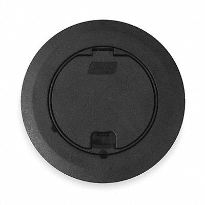 STEEL CITY 68RCSTBLK Floor Box Cover Round 6-3/4 in Black