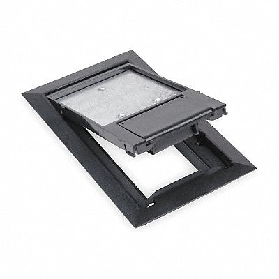 STEEL CITY 664CSTSWBLK Floor Box Cover 8-1/8 in Black