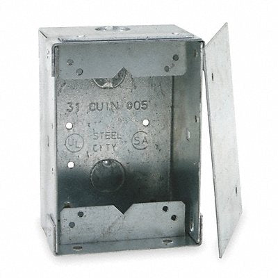 STEEL CITY 61W Floor Box Steel 31.0 cu in.