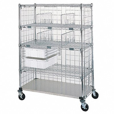METRO ECM55XD Exchange Cart 24 in W 48 in L