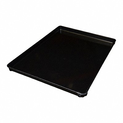 MOLDED FIBERGLASS 8480005167 Stacking Tray Black 25 3/8 in 19 3/8 in