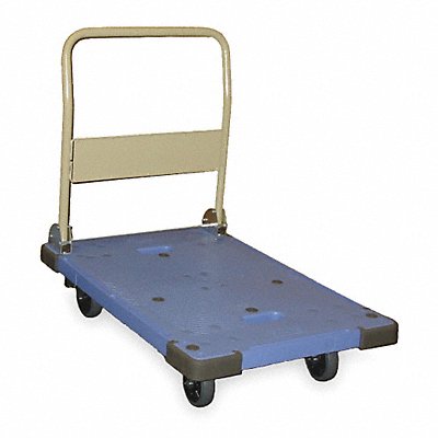 GRAINGER 2TUT6 Folding Handle Platform Truck 660 lb.
