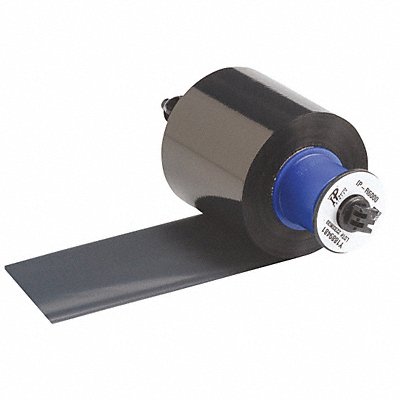 BRADY IPR6000 Ribbon Black 2-21/64 in W 984 ft L