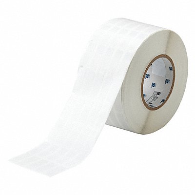 BRADY THT842710 Label 1/2 in W White/Translucent Vinyl