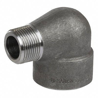 GRAINGER 2UA69 90 Street Elbow 304 SS 1/2 in NPT