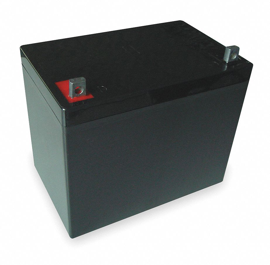GRAINGER 2UKL7 Battery 12VDC 75Ah 0.197 Dia Tab