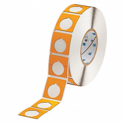 BRADY THTEP1695935YL Push Button Label Yellow Polyester