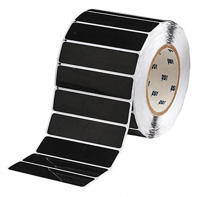 BRADY THTEP1745935BK Label Black Glossy Polyester 4 in W