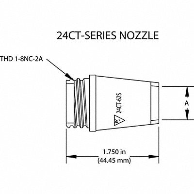 TWECO 12401581 TWECO Copper Tapered MIG Welding Nzl PK2