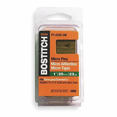 BOSTITCH PT23193M Headless Pin 23 ga 3/4 In PK3000