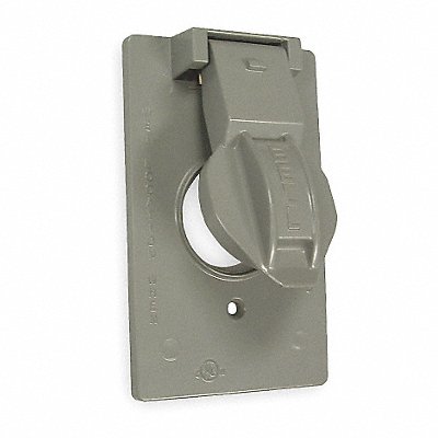 BELL 51550 Weatherproof Cover Die-Cast Zinc Grey