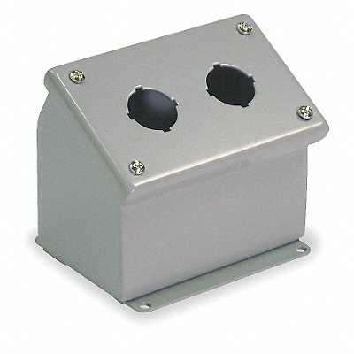 WIEGMANN WPBA2 Push Button Enclosure 30mm 2Holes Steel