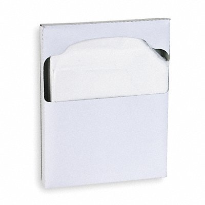 TOUGH GUY 2VEX5 Toilet Seat Cover 200 White PK25