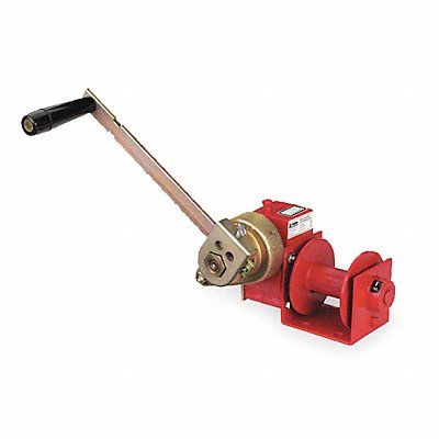 THERN 4622PB Hand Winch Worm Gear w/Brake 1000 lb.
