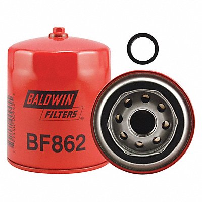 BALDWIN FILTERS BF862 Fuel Filter 4-23/32x3-11/16x4-23/32 In