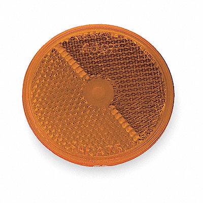 GROTE 40073 Reflector Round Yellow 2-1/2 L