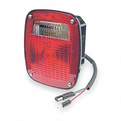 GROTE 52972 Stop/Turn/Tail Light Square Red 5-3/4 L