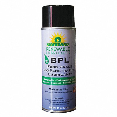 RENEWABLE LUBRICANTS 87002 11 oz Aerosol Lubricant