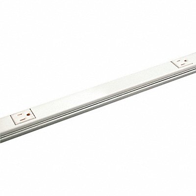 LEGRAND V20GB612 Prewired Raceway 6 Outlets 12 in D