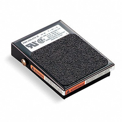 LINEMASTER T91S Foot Switch Black Steel SPDT Momentary
