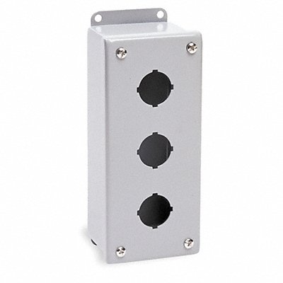 WIEGMANN PB3 Push Button Enclosure 30mm 3Hole CarbSteel
