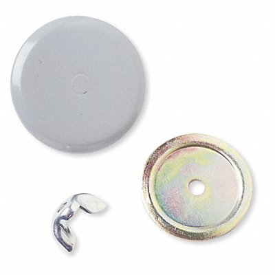 WIEGMANN WAS050 Hole Seal 0.87 In Hole Dia Steel
