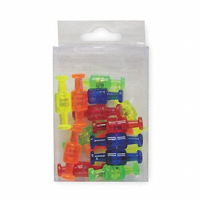 GRAINGER 2WFW9 Magnetic Tack 1/2In Asrt Mtll PK30