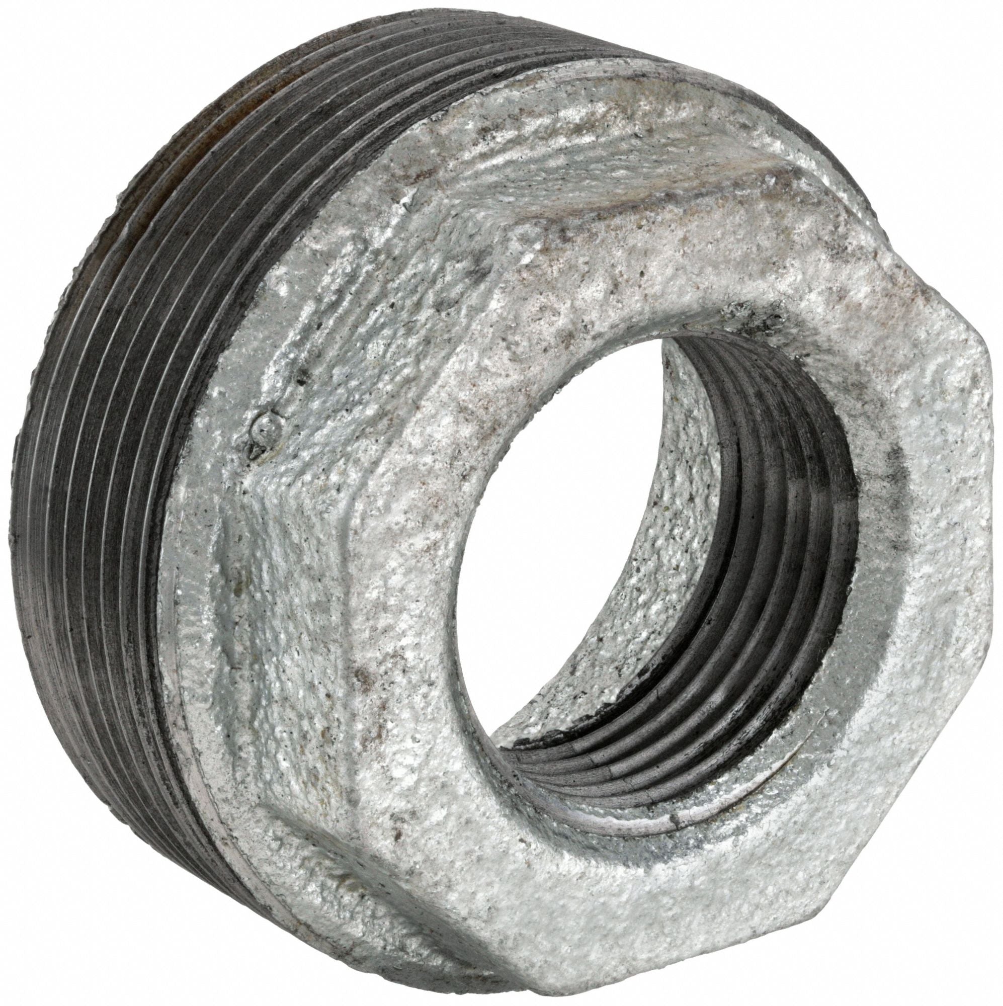 GRAINGER 511998BC Hex Bushing Malleable Iron 2 1/2 x 2 in