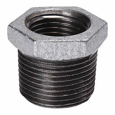 GRAINGER 511908BC Hex Bushing Malleable Iron 3 x 2 in