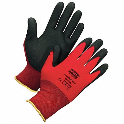 HONEYWELL NORTH NF1111XXL Coated Gloves XXL Black/Red PR