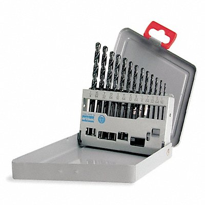 CLE-LINE C21105 Jobber Drill Set 13 pc HSS