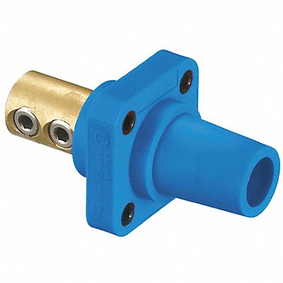HUBBELL HBLFRBL Receptacle Blue Female Double Set Screw 400 A