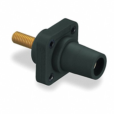 HUBBELL HBLFRSBK Receptacle Black Female Threaded Stud 400 A