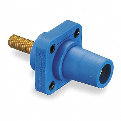 HUBBELL HBLFRSBL Receptacle Blue Female Threaded Stud 400 A