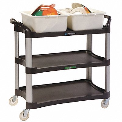LAKESIDE 2512 Utility Cart 42 in L Plastic