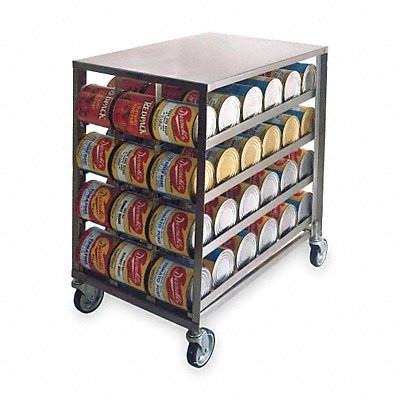 LAKESIDE 458 Can Rack 41 1/4 in H 4 Shelves