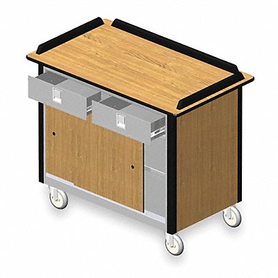 LAKESIDE 69020LM Hydration Cart 44 1/2 in L SS