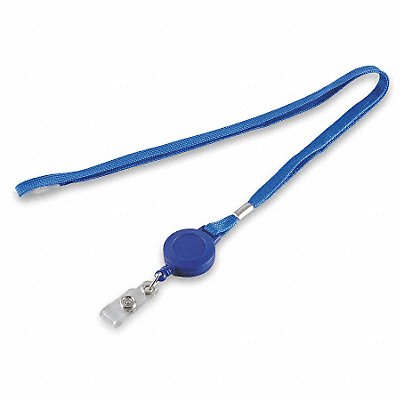 GRAINGER 2XKK1 D0076 Flat Neck Cord and Reel Blue