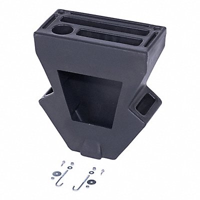 GRAINGER PCADDYBK Pallet Truck Caddy Molded Plastic