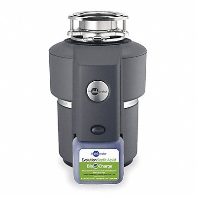 IN-SINK-ERATOR EvolutionSepticAssistTM Garbage Disposal Quiet 12 5/8 in H